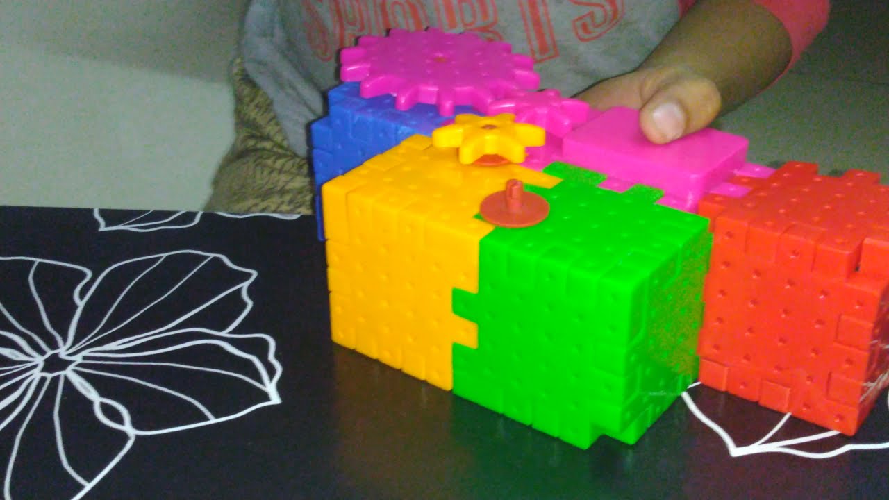 Magic bricks toy set - Tractor / Tutorial