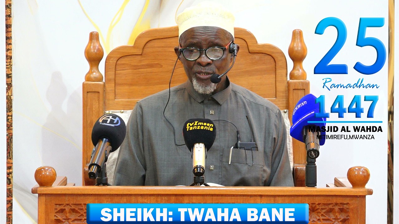 #LIVE: TAFSIR YA QUR`AN ||SHEIKH TWAHA BANE || 14/03/2026  MASJID AL WAHDA  MWANZA