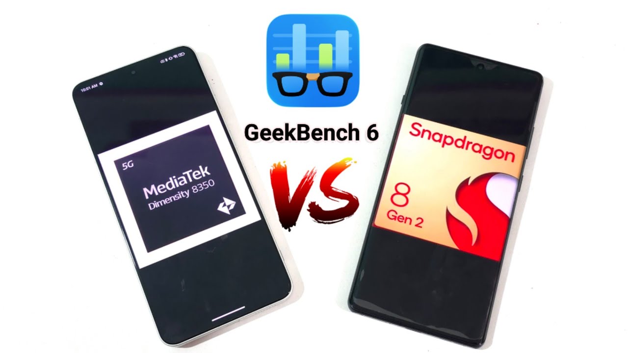 Dimensity 8350 vs Snapdragon 8Gen2 GeekBench 6 Comparison 🔥🔥🔥