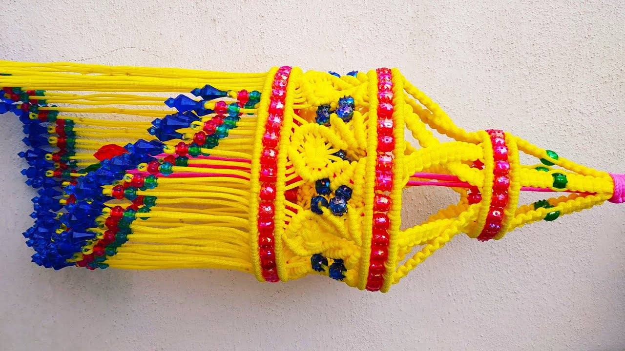 Macrame Beautiful New Design Jhumar Tiutorial In Hindi || Full HD Part