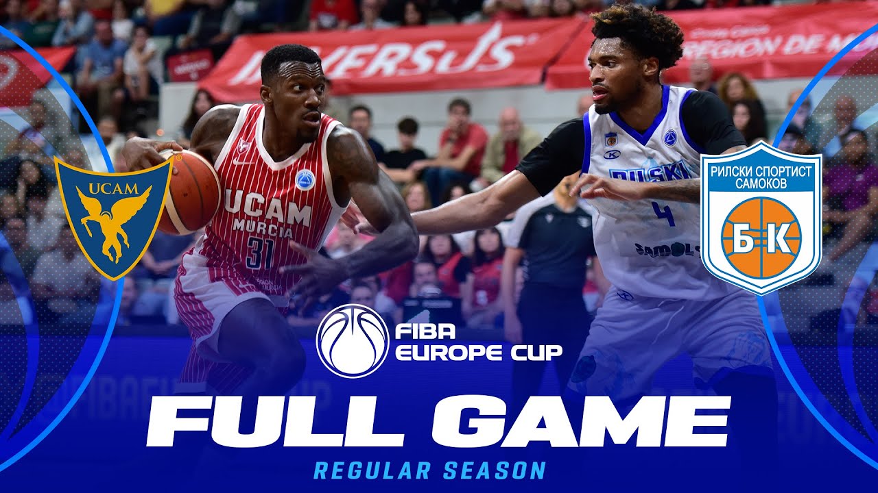 Regular Season | UCAM Murcia v Rilski Sportist | Full Basketball Game | FIBA Europe Cup 2025-26