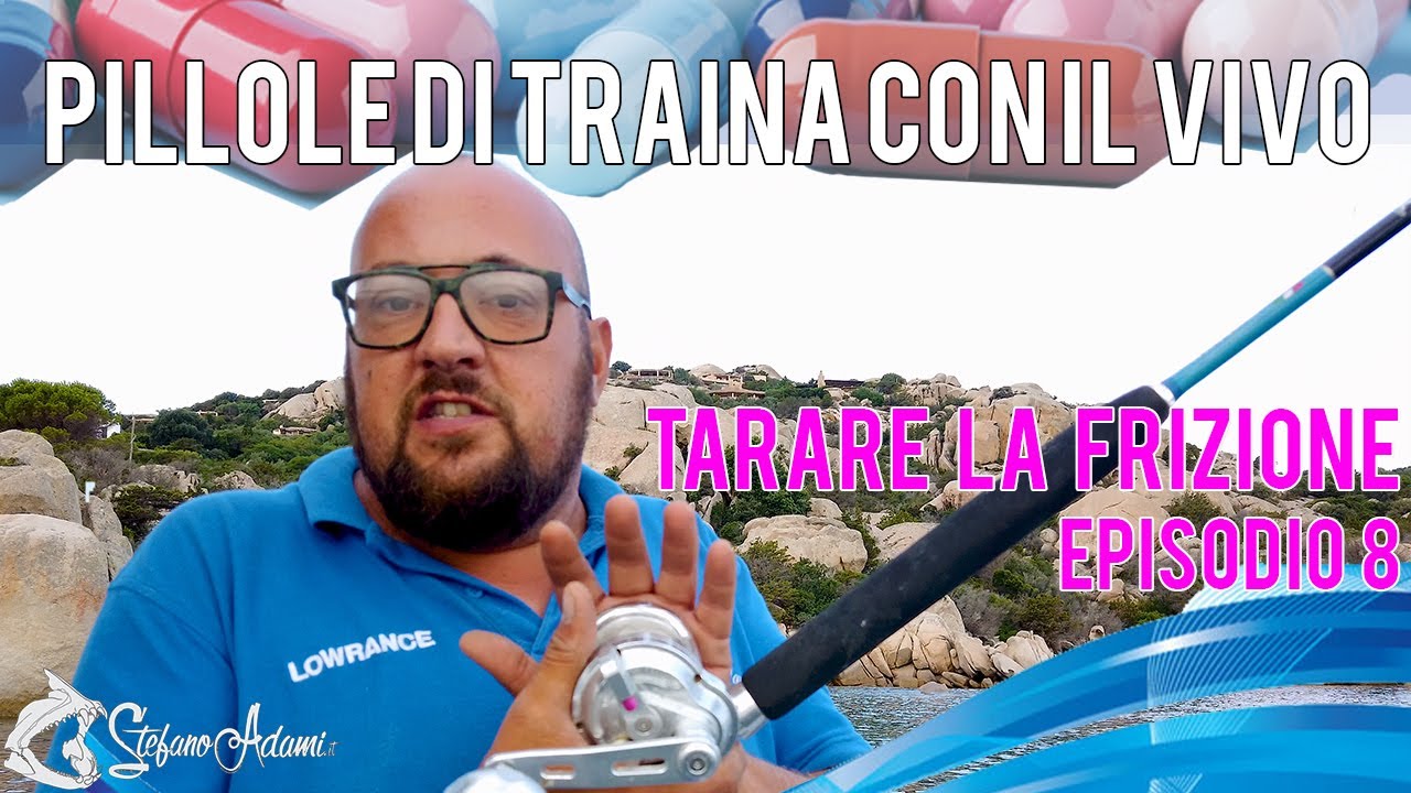 Traina col vivo 8 : Come tarare la frizione del mulinello