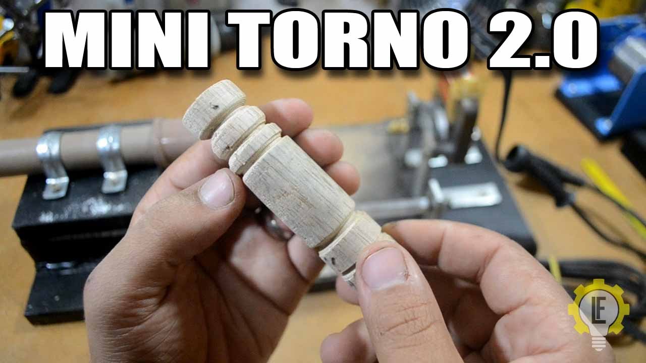 Mini torno versão 2.0! Faça o seu!