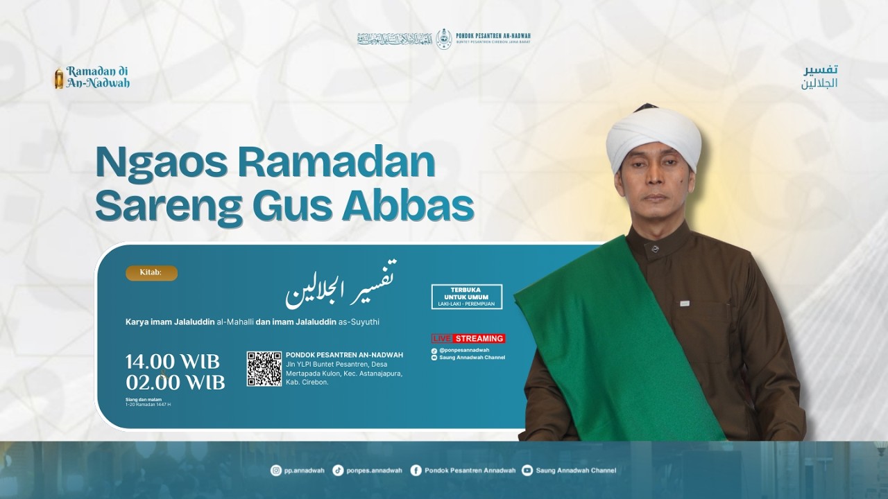 LIVE NGAOS PASARAN RAMADAN SARENG GUS ABBAS