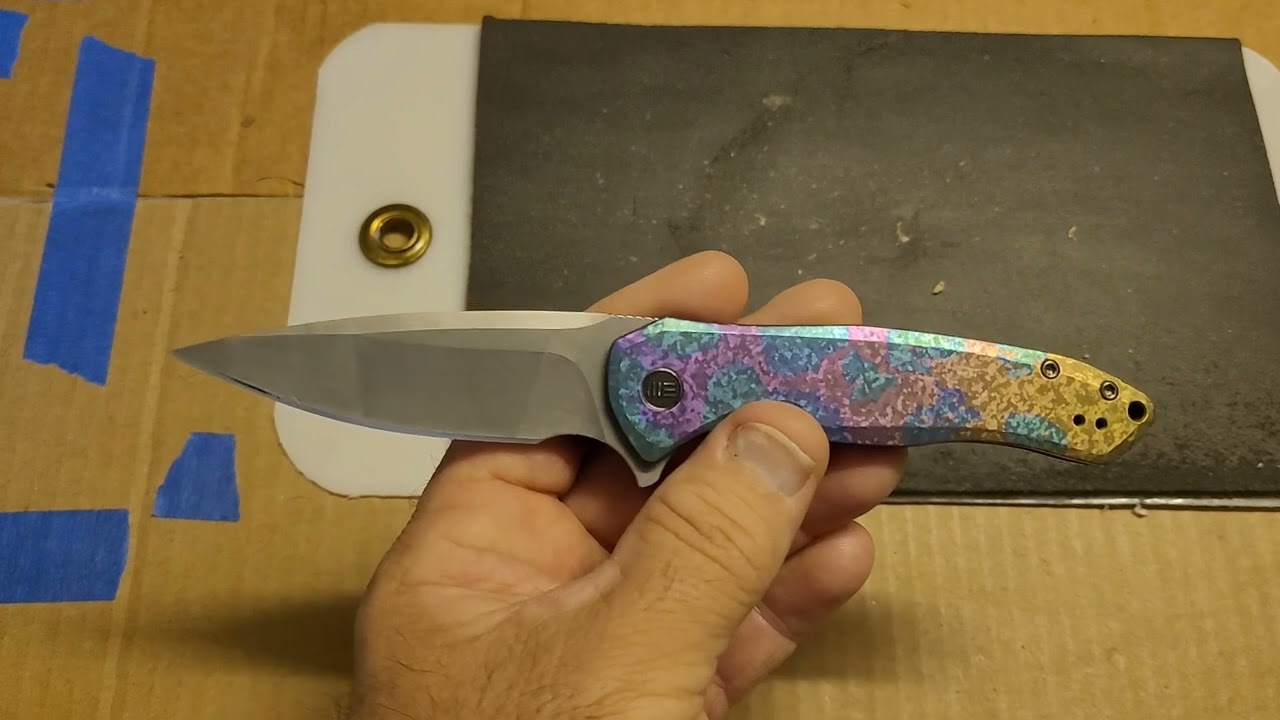WE S35VN Kitefin edge retention testing. Is this S35VN better than the last WE I tested?