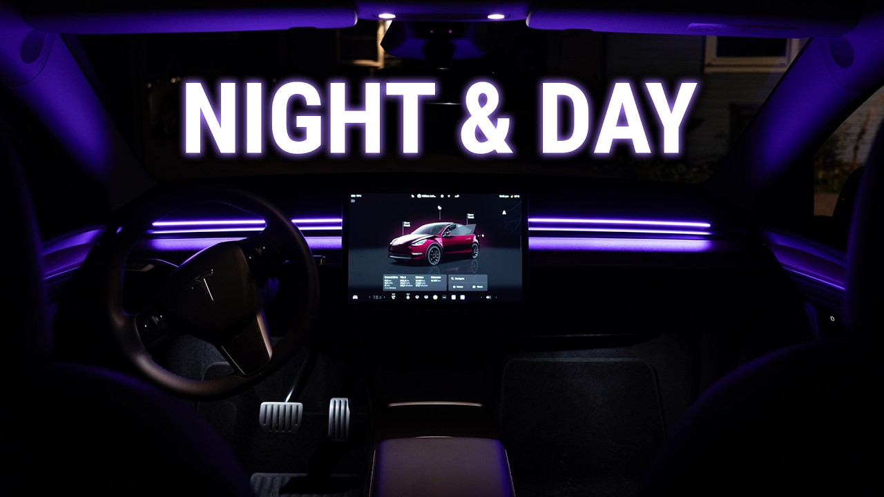 For The First Time I Can Recommend Ambient Lights For Your Tesla