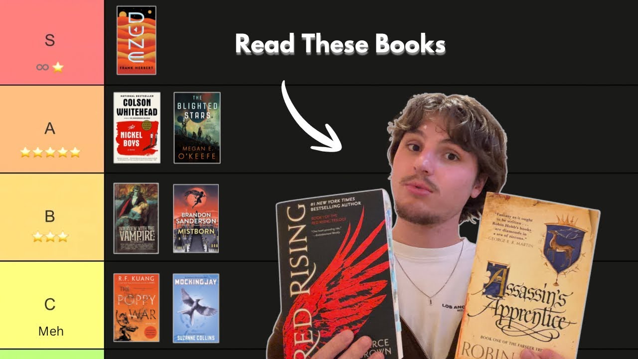45 Books that Turned me into a Reader *Tier Ranked*