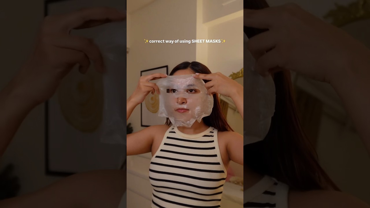 Correct Way To Use Sheet Masks✅ | 