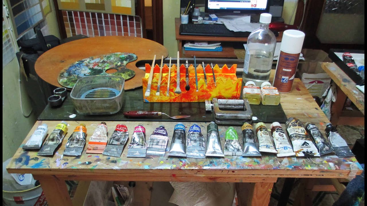 24-Corso di pittura con  colori ad olio (introduzione)