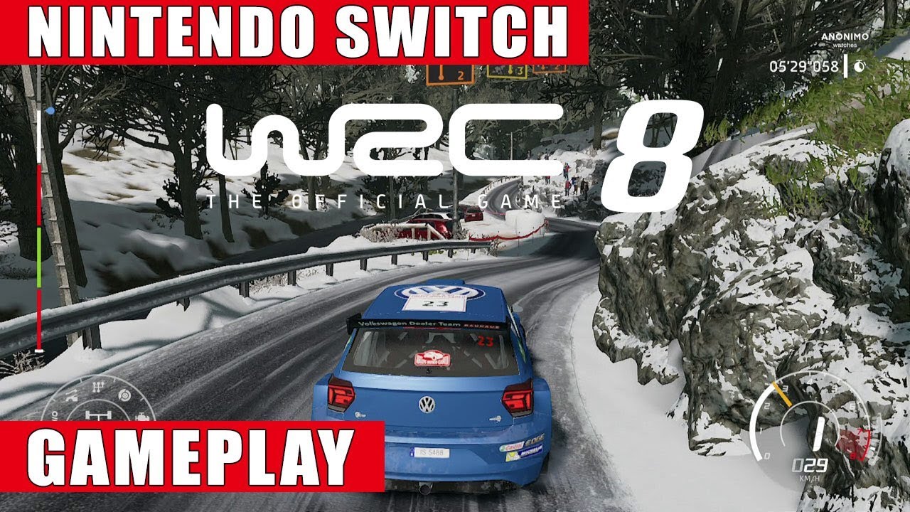 WRC 8 Nintendo Switch Gameplay | Rallye Monte-Carlo
