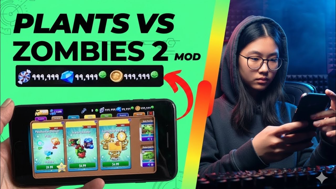 Plants Vs Zombies 2 Hack Mod Apk 2026 - How To Get Unlimited Gems & Coins In Ios Android