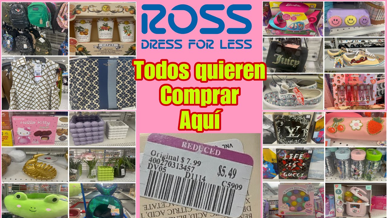 La humanidad entera quiere comprar en ROSS DRESS FOR LESS❗️por BARATO y FAMOSO‼️