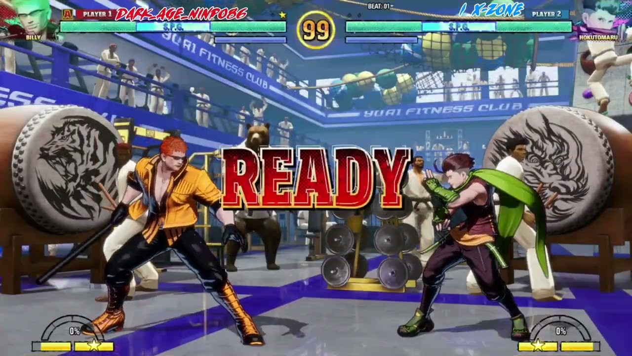 Fatal Fury City of the Wolves 🐺 Billy vs Hokutomaru Casual 2 Player Versus 
