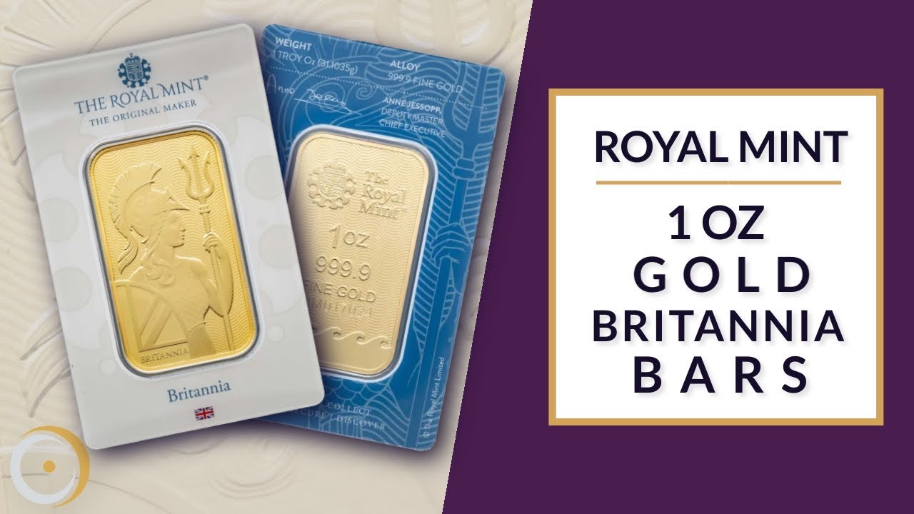 Royal Mint Britannia 1 oz Gold Bars