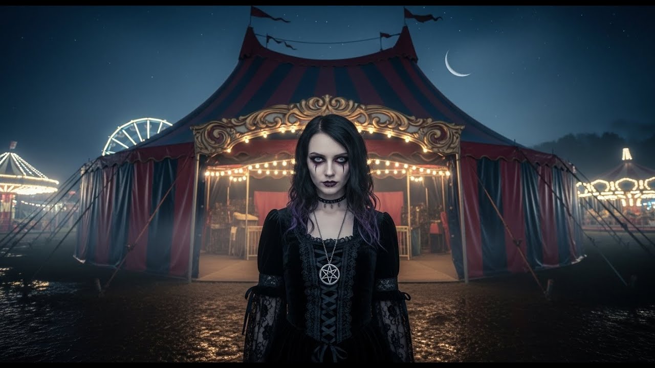RABBIT HOLE (Official Song) – Knife in the Dark | A Descent into Circus-Themed Goth Rock #music