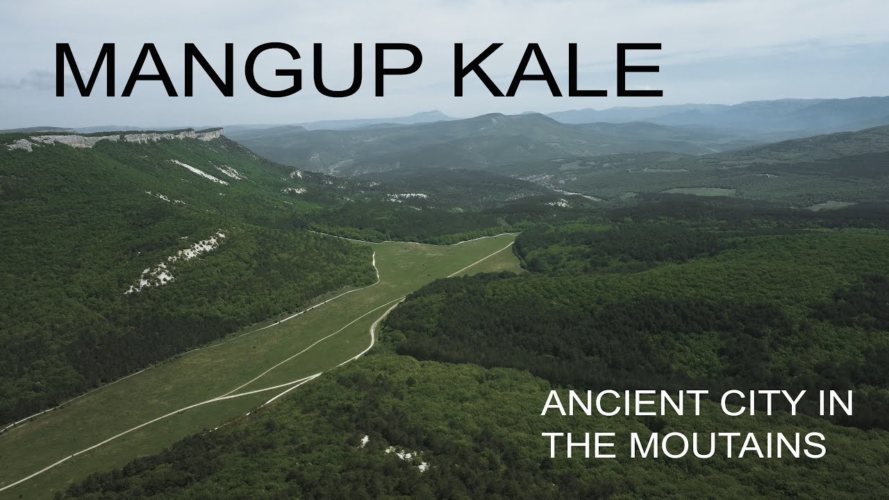 Пещерный город Мангуп Кале и средневековый замок // Cave city of Mangup Kale, medieval castle. 4K