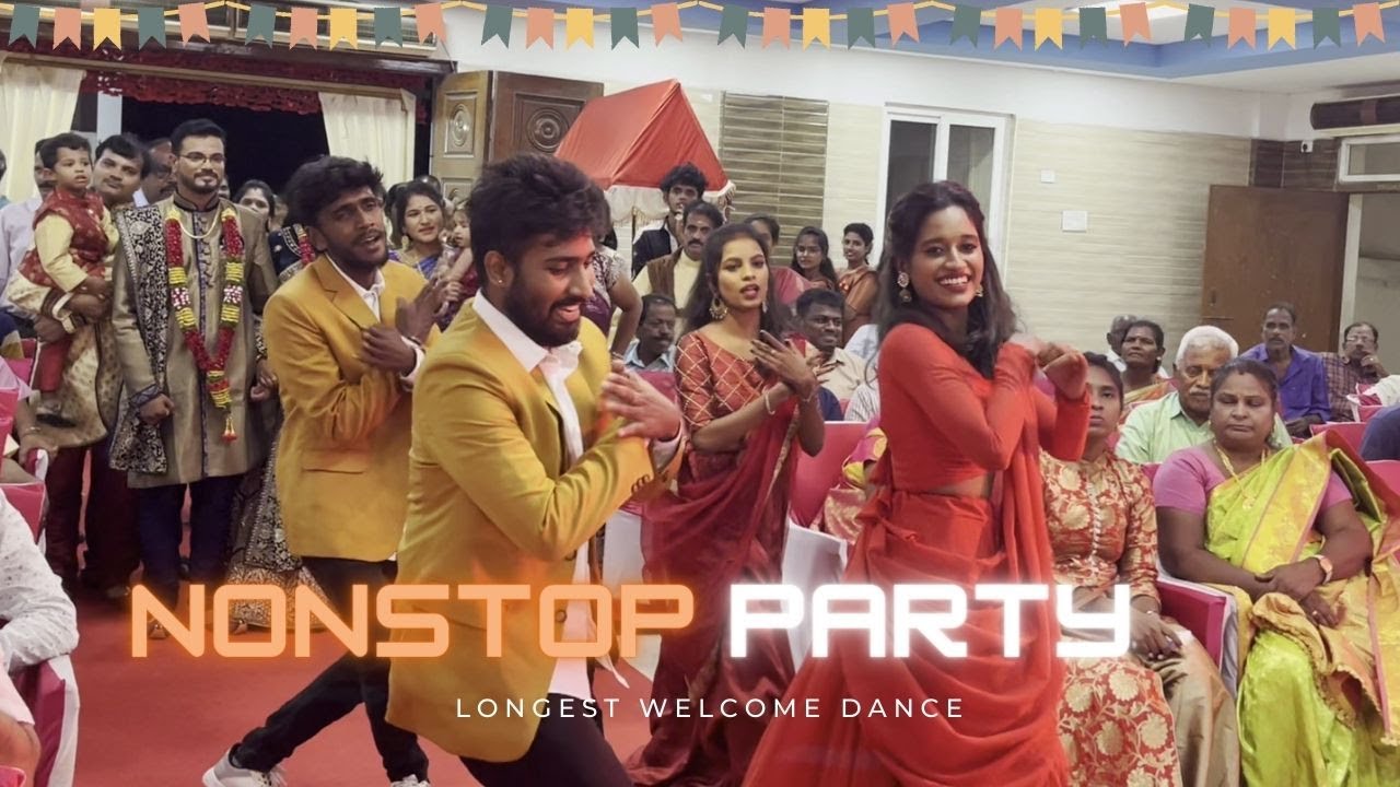 Tamil Marriage welcome dance @Chennai | Wedding welcome dance  | Nonstop Dance Crew | Longest