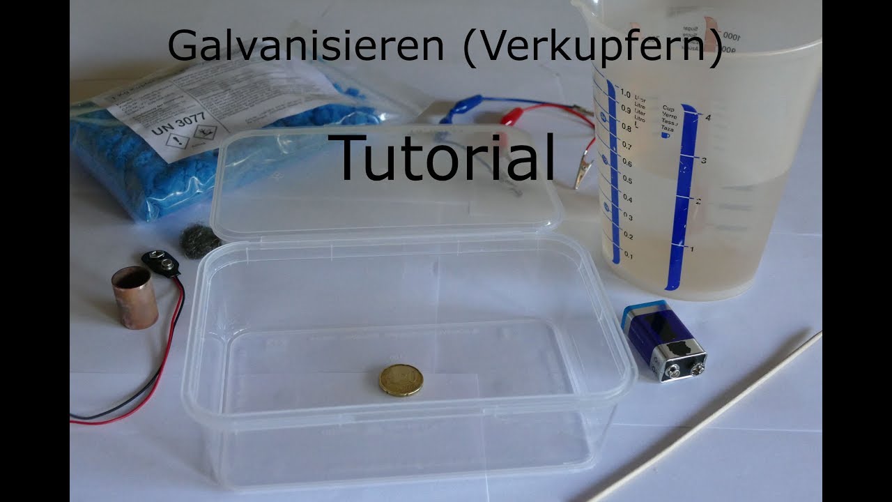 Galvanisieren (Verkupfern) Tutorial | Meeresforscher_HD |