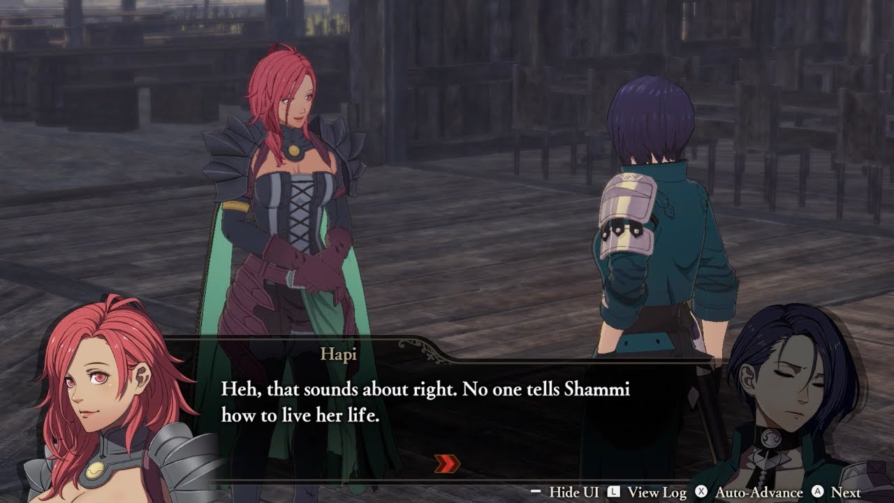 [Fire Emblem Warriors: Three Hopes] Hapi & Shamir Support Conversations