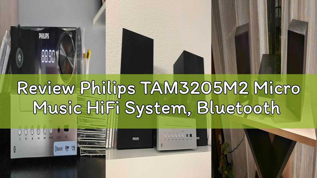 Review Philips TAM3205M2 Micro Music HiFi System, Bluetooth Enabled, CD Player, USB, Auracast FM Rad