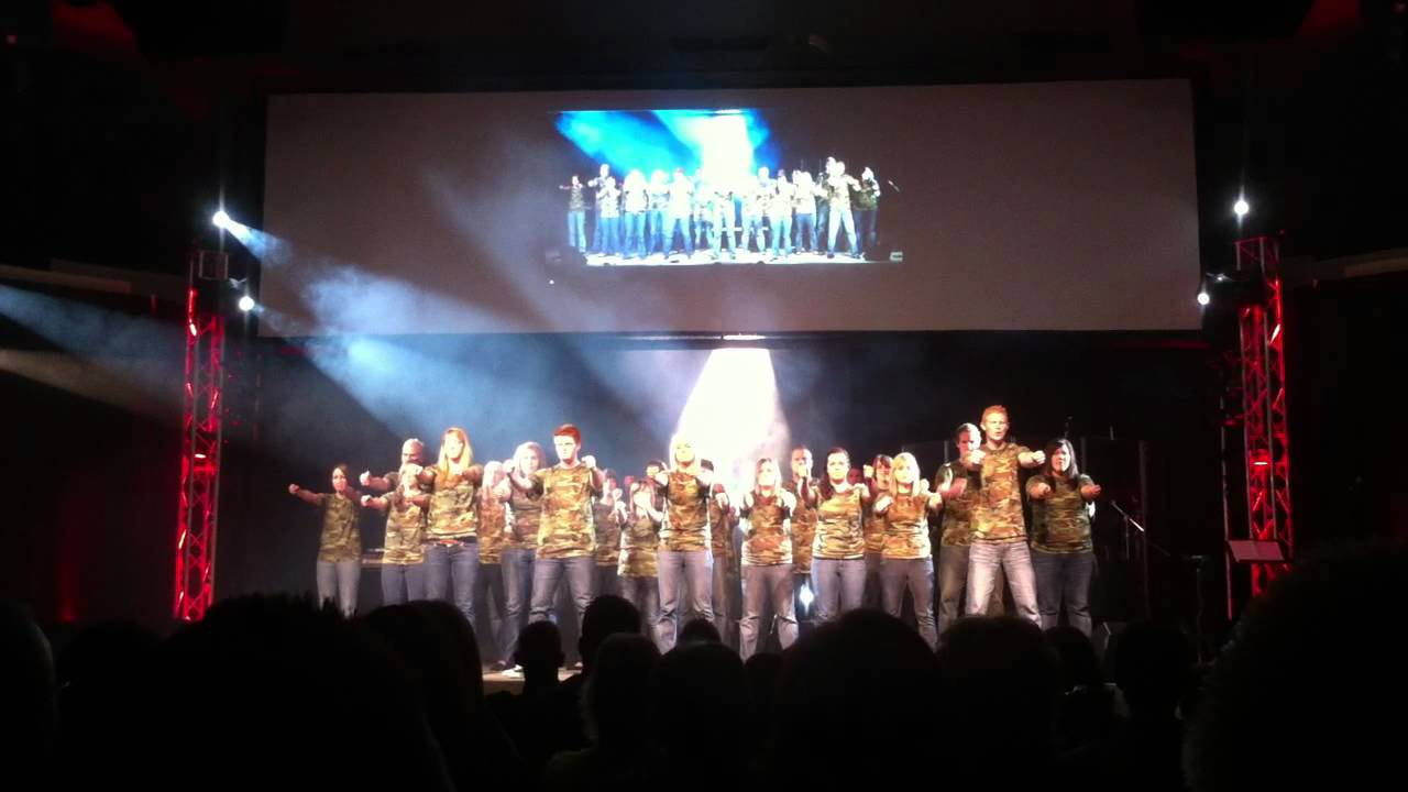 We stand we rise/Make war - Master's Commission Graduation Dance