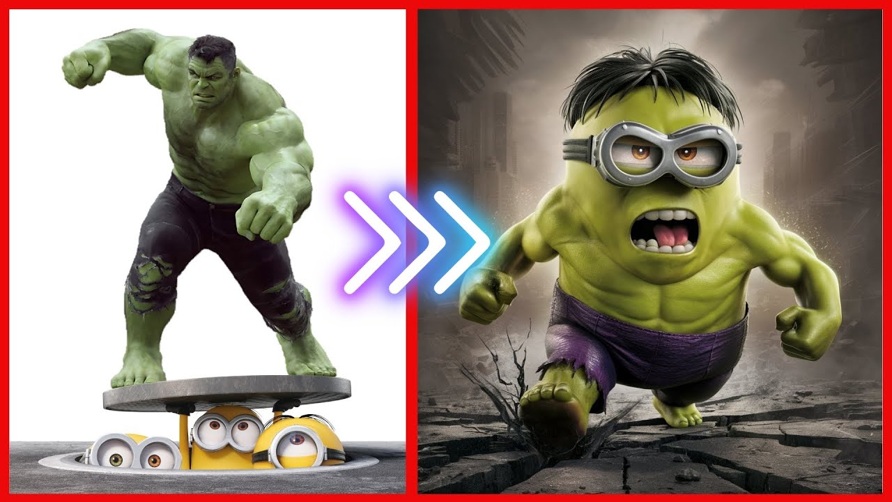 AVENGERS But MINIONS VENGERS 🔥 All Characters Marvel & DC 2024💥
