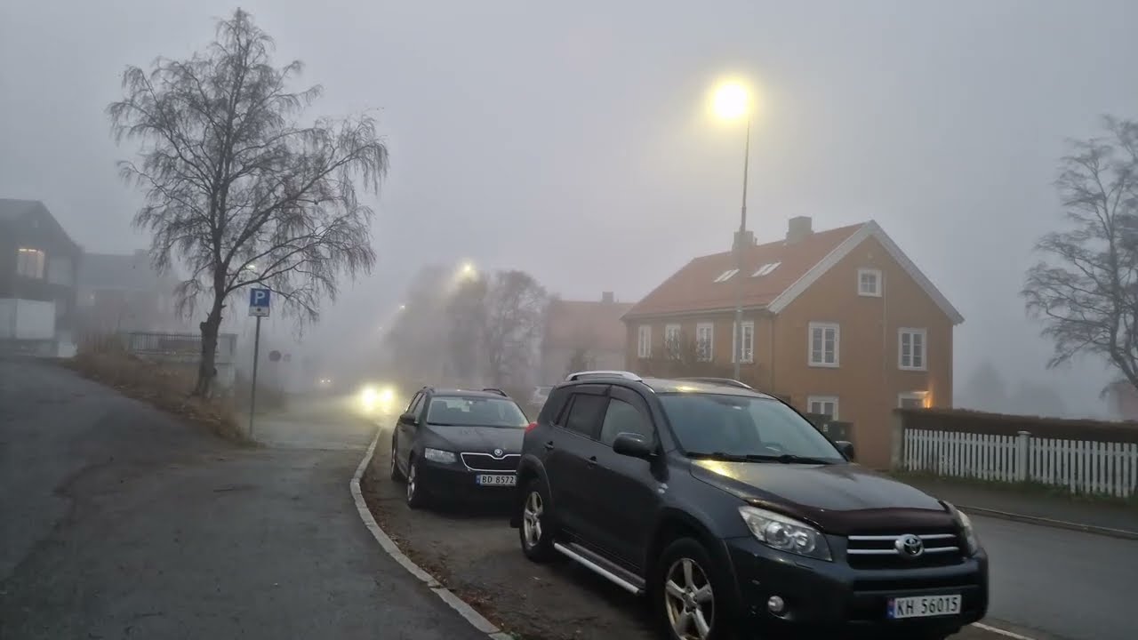 Exploring Trondheim, Norway In The Fog - November 11th 2024-Part1