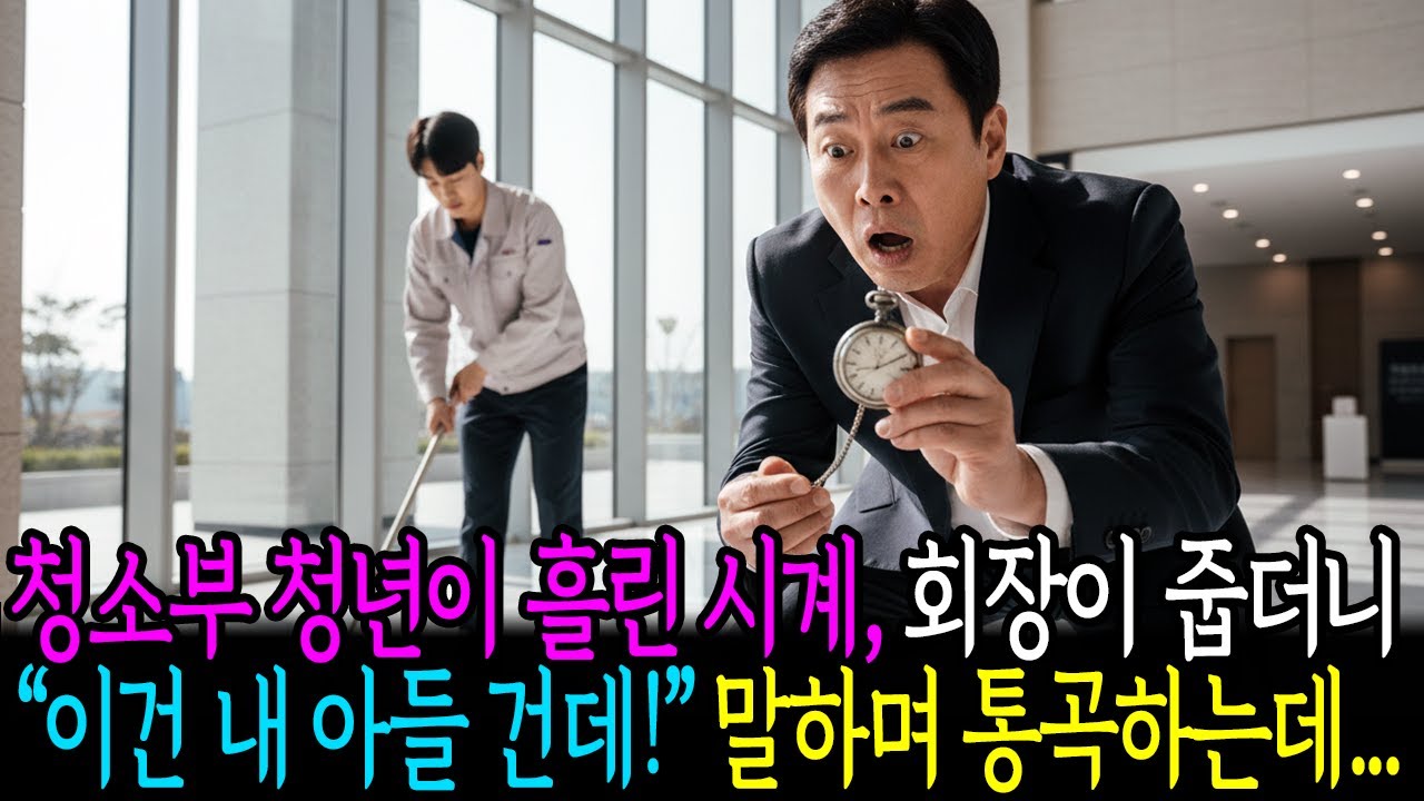 재벌 회장이 청소부의 녹슨 시계를 보고 무릎 꿇은 이유 | 인생사연 | 시니어드라마 | 노후사연 |