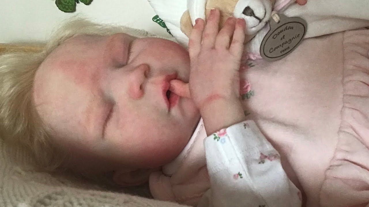 Showing my Alex by Claire Taylor partial silicone baby girl who is up for adoption on eBay
