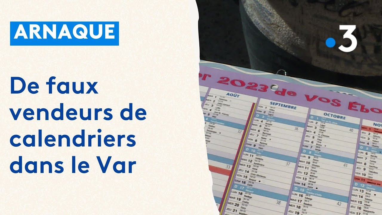 De faux vendeurs de calendriers sévissent dans le Var