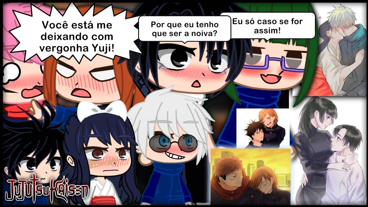 Jujutsu Kaisen react Shipps Foto e Memes 😂❤️  Yuta vai casar com a Maki?? JJK