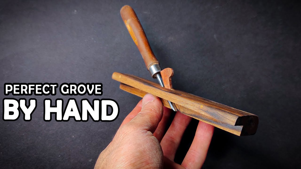 DIY TOOLS|GROVE MAKER|MAKE A TOOL WITH CHISEL|MINI WOODEN PLANE|How to make a precise groove by hand