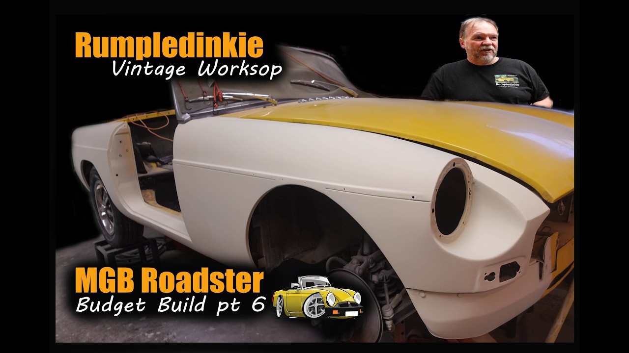 MGB Roadster Budget Restoration Pt 6 - Repairing the rusty front wing