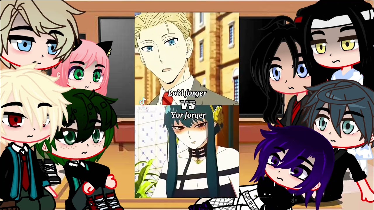 Anime/Game/show/ characters react to each other (pt1/4) (SpyXFamily)