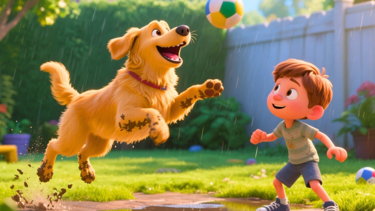 Max and Buddy’s Muddy Trouble | Pet Responsibility Moral Story for Kids | Max Parker Cartoon