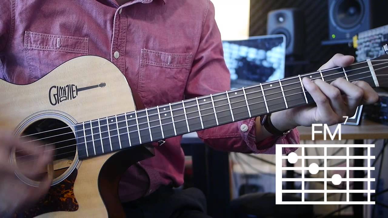 [어썸기타/ASOMEGUITAR] Lost Stars - Adam levine 기타강좌/Guitar tutorial 난이도/Level ★ ☆ ☆ ☆ ☆