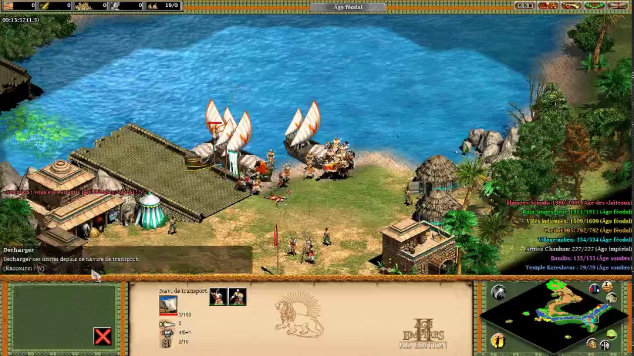Prithviraj 1st scenario (looking for a wife) - Age of Empires II : The Forgotten