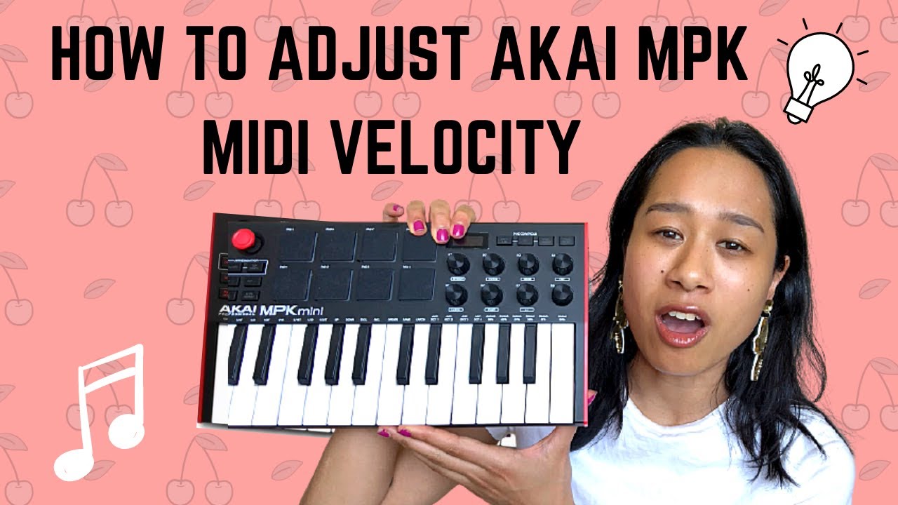 How to adjust AKAI MPK MIDI velocity on the keyboard itself || increase key sensitivity || any DAW