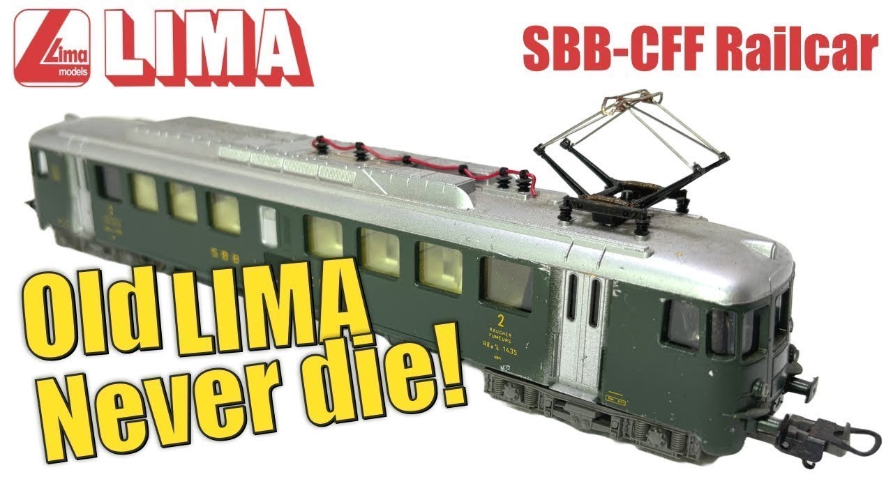 OLD LIMA NEVER DIE! Swiss SBB-CFF Railcar Model Railway Review - HO Scale