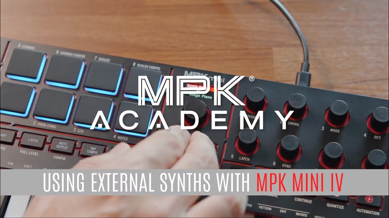 MPK Academy | Использование внешних синтезаторов с MPK Mini IV