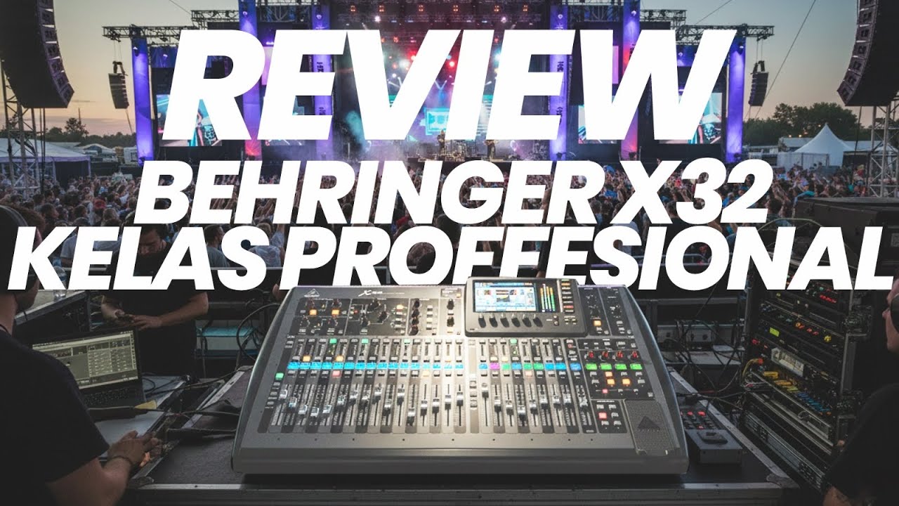 BEHRINGER X32 LENGKAP BANGET BIKIN PUSING?!