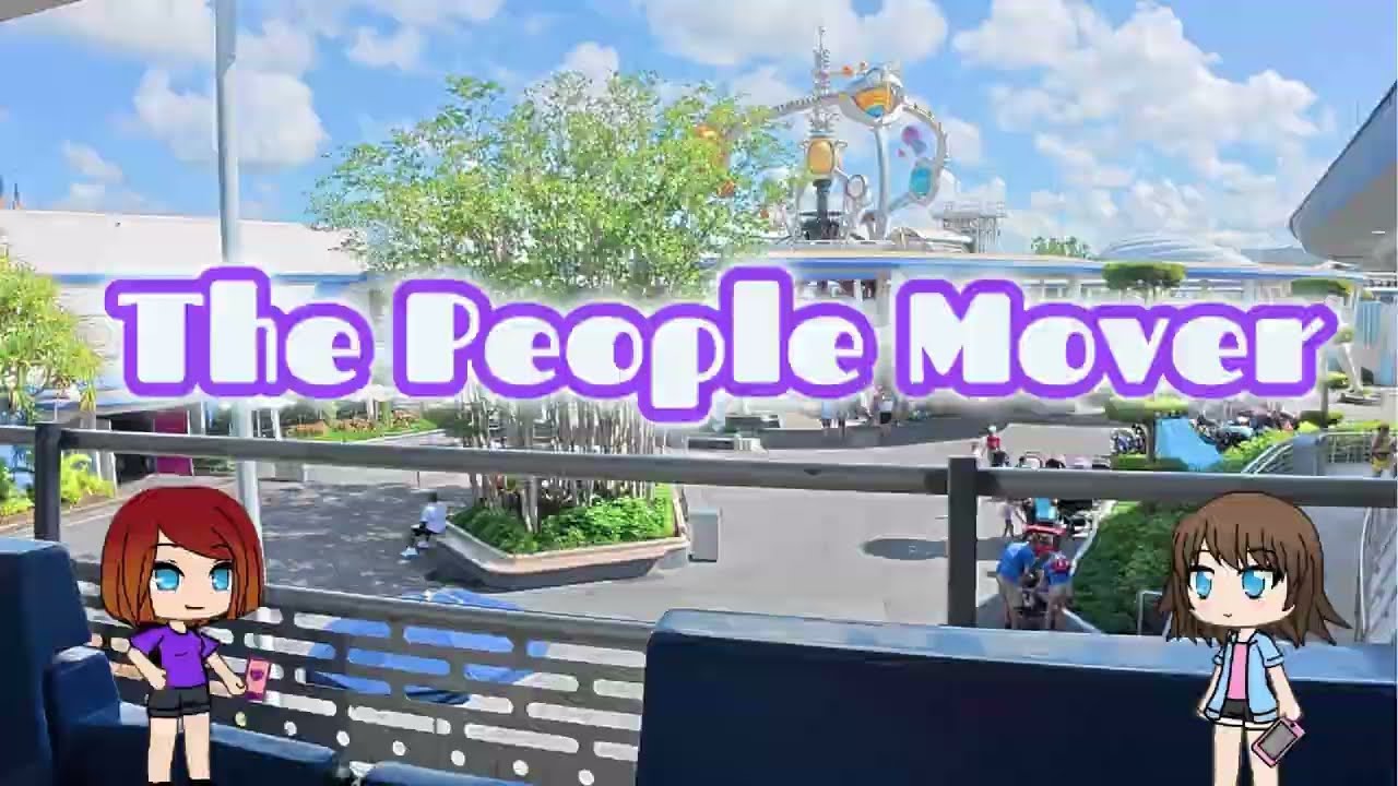 Gliding through Tomorrow Land on the People Mover - POV