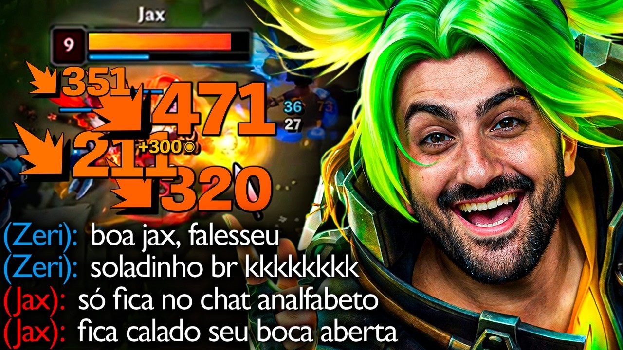 SOLEI O JAX DE ZERI E ELE ME CAÇOU O JOGO TODO KKKKKKKKK
