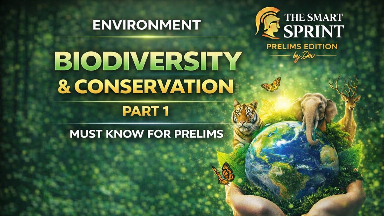 Biodiversity for UPSC Prelims 2026 🔥 | Most Important Concepts UPSC Repeatedly Asks | Part 1