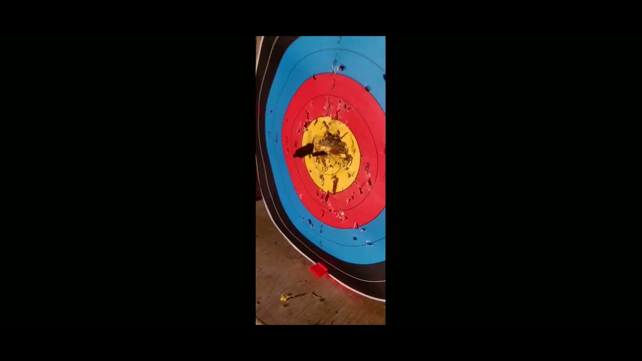 Hori-Zone RedBack Accuracy Test 80 LBS  Pistol Crossbow 17 meter