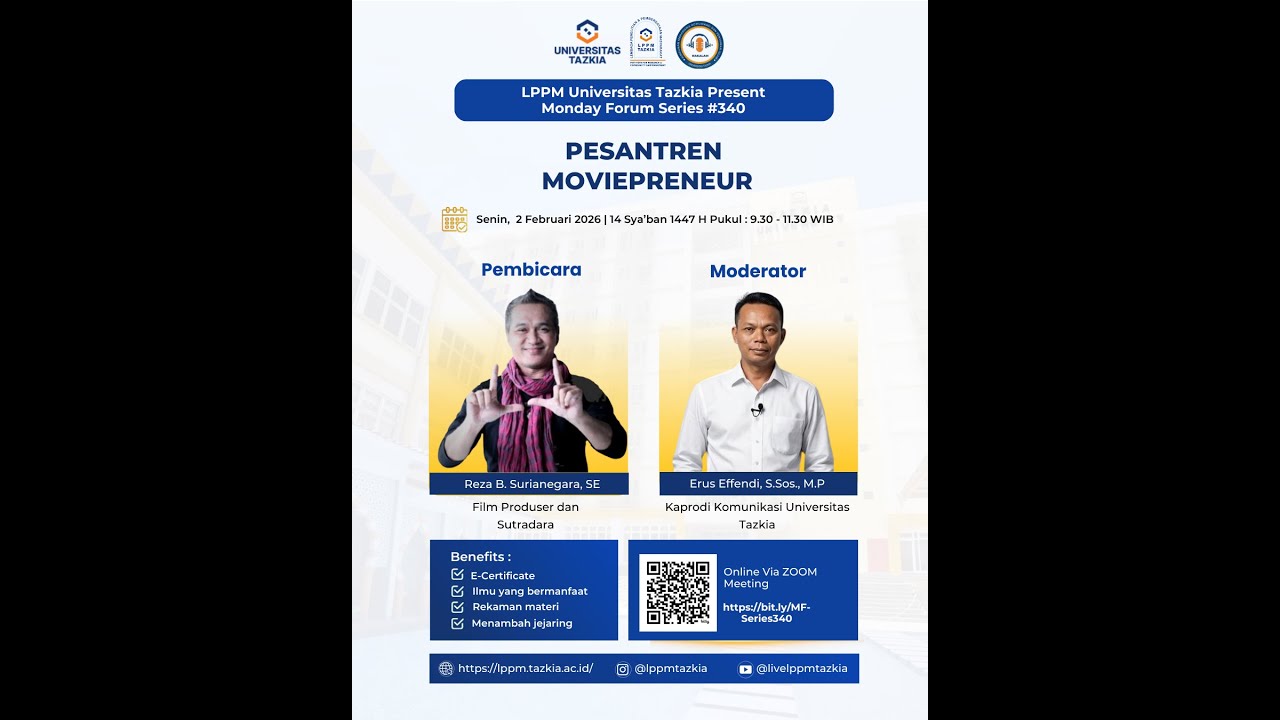 Monday Forum Series 340 | Pesantren Moviepreneur