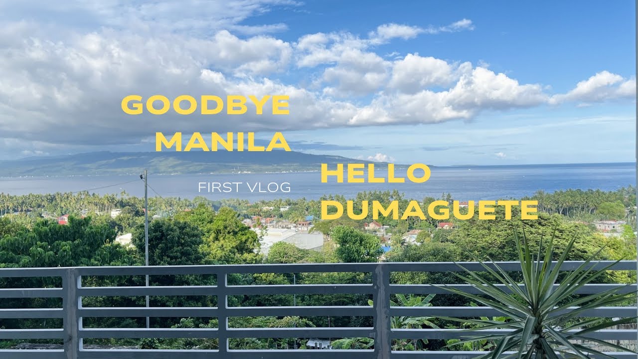 goodbye manila, hello dumaguete