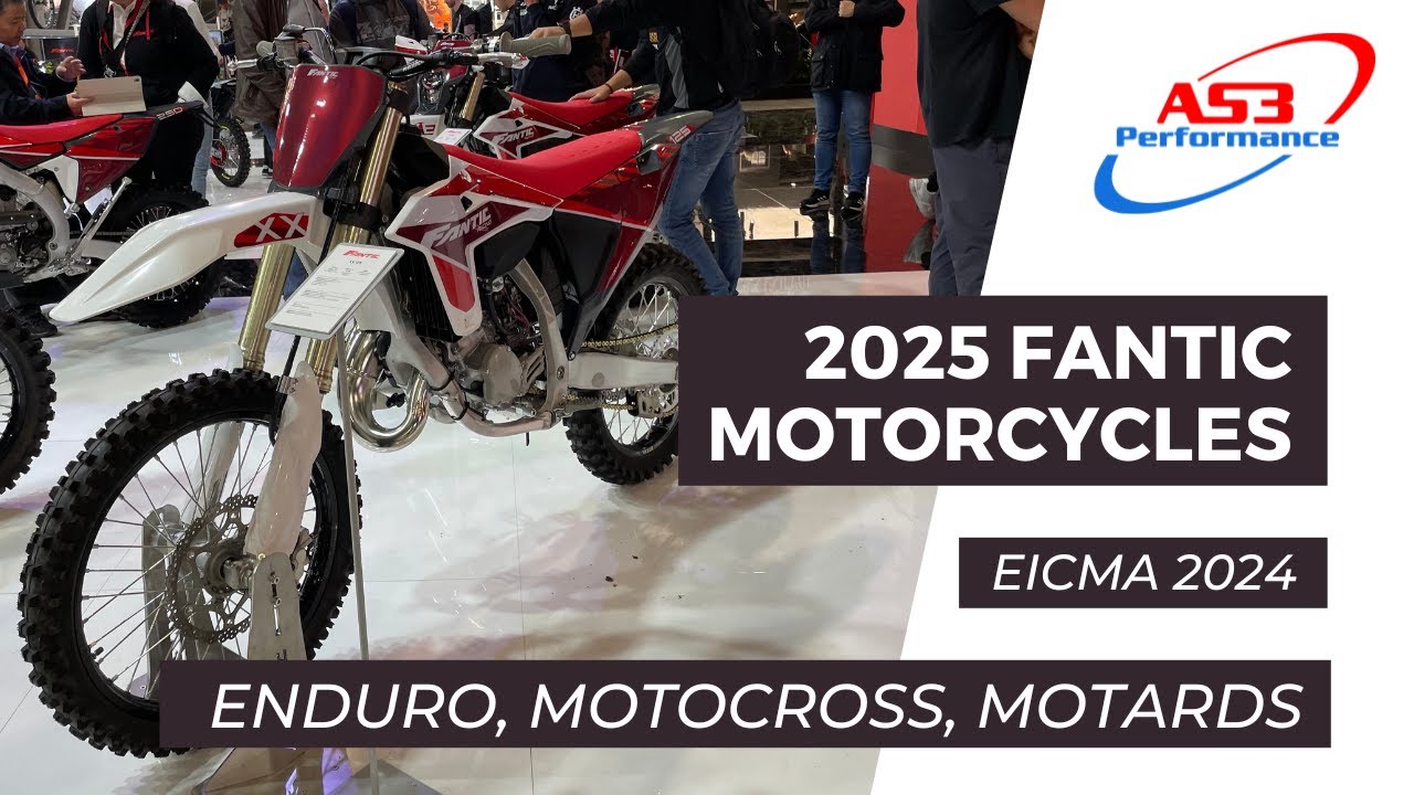 2025 FANTIC RACING AT EICMA 2024 feat. XX & XXF MX bikes, XE & XEF Enduro bikes & Supermotos