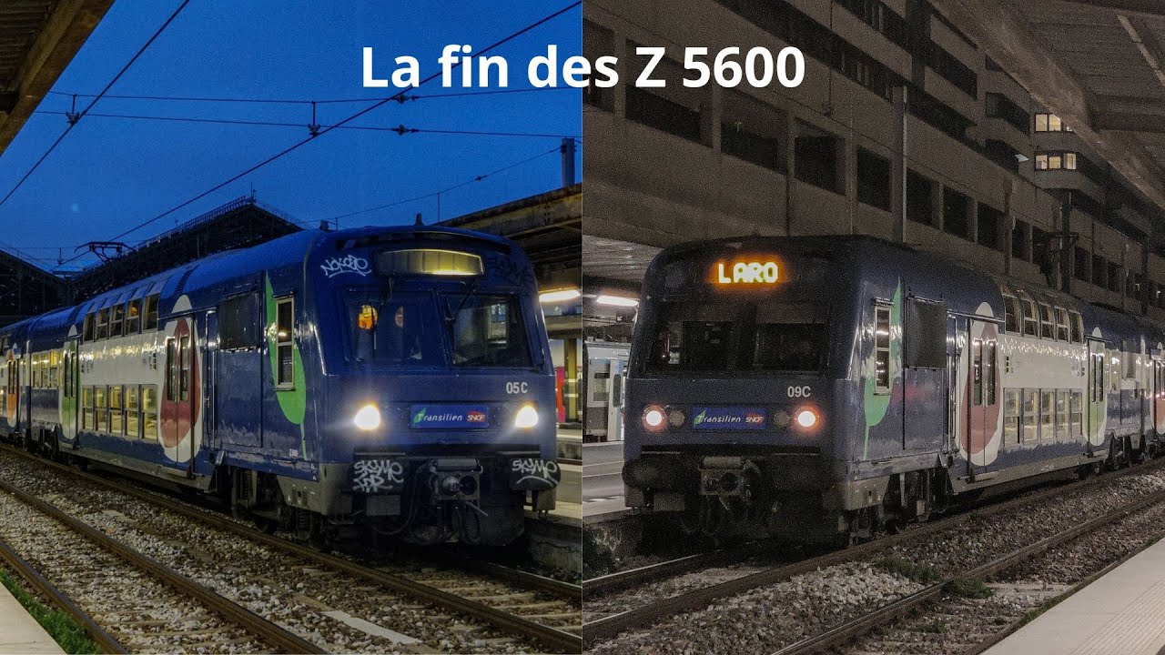 La fin des Z 5600 transilien sur la PLM