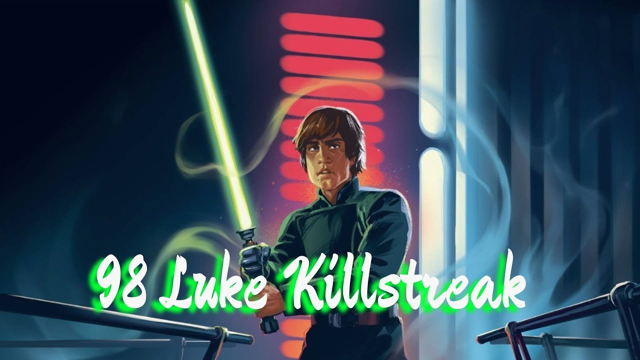 Luke Skywalker- 98 Killstreak on Naboo (2 Phases) (PS4 Cusa)- Star Wars Battlefront 2